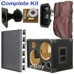2x10 Bass Guitar Speaker Cabinet Empty Black Carpet Bg2x10ht