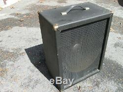 Vintage 70s Univox Unicord Westbury Bass Guitar Amp 15 Speaker Cabinet