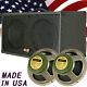 1 2x12 Guitar Spker Cab Charcoal Black Tolex Withcelestion Green Back Speakers