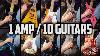 1 Amp 10 Guitars D Standard Metal