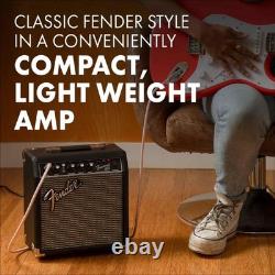 10-Watt Electric Guitar Amplifier, Compact Practice Amp, Black/Silver, Great Sou