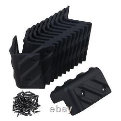 108pcs Plastic Corner for Speaker Cabinet Guitar Amplifier 90 Degree