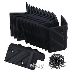 108pcs Plastic Corner for Speaker Cabinet Guitar Amplifier 90 Degree