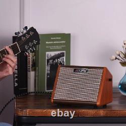 15 Watt BT Speaker Rechargeable Portable Acoustic Guitar Amplifier Amp G1S1