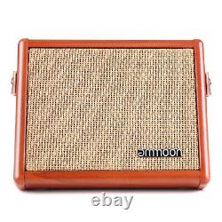 15W Acoustic Guitar Amp Speaker Rechargeable with Mic input K4M3