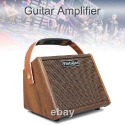 15W Acoustic Guitar Amplifier Mini Singing Amp Bluetooth Speaker Mic input