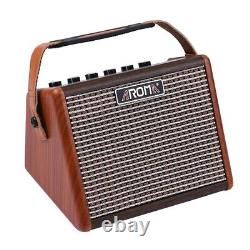 15W Portable Acoustic Guitar Amplifier Amp BT Speaker Built-in Rechargeable qs