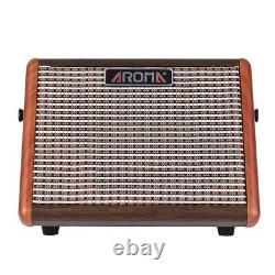 15W Portable Acoustic Guitar Amplifier Amp BT Speaker Built-in Rechargeable qs