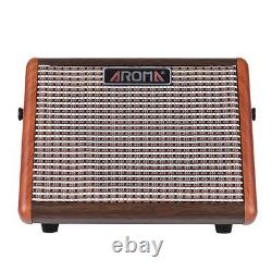 15W Portable Acoustic Guitar Amplifier Amp BT Speaker Built-in Rechargeable xK