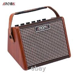 15W Portable Acoustic Guitar Amplifier Amp BT Speaker Built-in Rechargeable xK