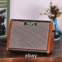 15W Portable Acoustic Guitar Amplifier Amp BT Speaker Built-in Rechargeable xK