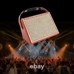 15W Portable Acoustic Guitar Amplifier Amp BT Speaker with Microphone Input lX