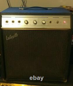 1960's Lafayette tube guitar amp. Recently Serviced. Vintage Tubes. Jensen Speaker