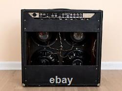 1965 Fender Super Reverb Black Panel Vintage Tube Amp AB763 with Ceramic Speakers