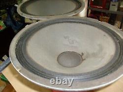 1966 CTS Pair RED Vintage 12 Inch Speaker Woofer for guitar amplifier +