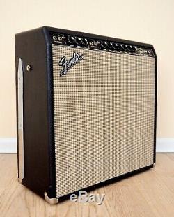 1966 Fender Super Reverb Blackface Tube Amp Ceramic Speakers, Export Transformer