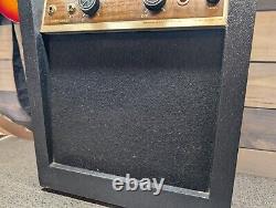 1967 Kalamazoo Model 1 Wood Face Black Grill All Tube Guitar Amplifier Excellent