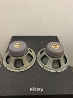 1971 Jensen Concert 1968 Vibranto LMI 122 Bassman 12'' Speaker Pair Vintage #89