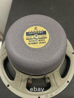 1971 Jensen Concert 1968 Vibranto LMI 122 Bassman 12'' Speaker Pair Vintage #89