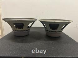 1971 Jensen Concert 1968 Vibranto LMI 122 Bassman 12'' Speaker Pair Vintage #89
