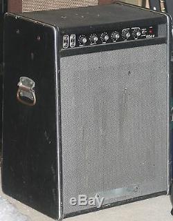 1973 Traynor YBA-4 1x15 Speaker Vintage All Tube Bass Combo Amp S/N 4083371