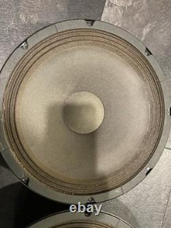1984 Set Of (2) Fender Guitar Amp 12 Inch Special Design Speakers 8 Ohm