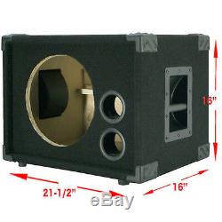 1X12 Bass Guitar Empty Speaker Cabinet Black Carpet BG1X12S