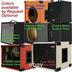 1X12 Bass Guitar compact Empty Speaker Cabinet black carpet finish MiniBG112-BC