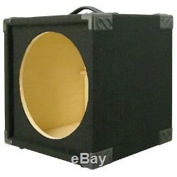 1X15 Bass Guitar Empty Compact Speaker Cabinet black carpet 440LIVE MBG1X15-BC