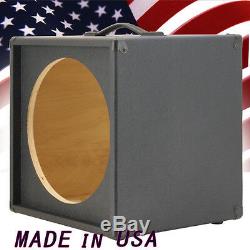 1X15 Bass Guitar Empty Speaker Cabinet Bronco Black Tolex MiniBG115 BBTLX