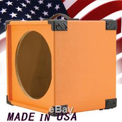 1X15 Bass Guitar Empty Speaker Cabinet Orange Tolex MiniBG115 BOTLX