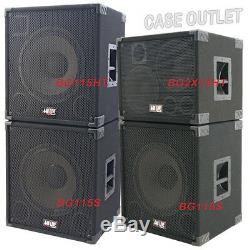 1X15 Bass Guitar Speaker Empty Cabinet Black carpet BG1X1523S