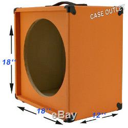 1X15 Empty Guitar Speaker Cabinet For 15 JBL E130 Orange Tolex
