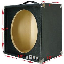 1X15 Empty Guitar Speaker Cabinet For 15 JBL E130 or E140 Bronco Black Tolex