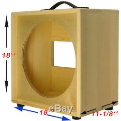 1X15 Solid Raw Pine Extension Guitar speaker Empty cabinet for JBL E130 E140