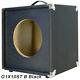 1x10 Extension Guitar Speaker Empty Cabinet Bronco Black Texture Tolex G1x10stbb
