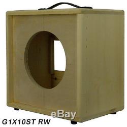 1x10 solid Pine, Raw wood Extension Guitar speaker Empty cabinet G1X10ST RW