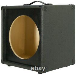 1x12 Extension Guitar speaker Empty cabinet Charcoal Black Tolex US Made