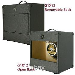 1x12 Guitar Speaker Extension Cab With8 Ohm CELESTION Greenback Br Black tolex