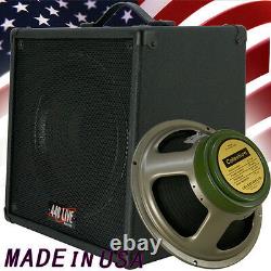 1x12 Guitar Speaker Extension Cabinet With8 Ohms CELESTION GreenBack Br Blk Tolex