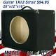 1x12 Guitar Speaker Extension Empty Cabinet Black Carpet Strait Front G11220stbc