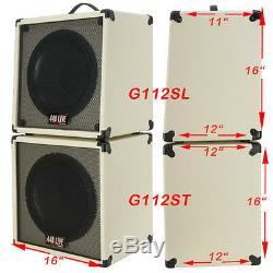 1x12 Guitar Speaker Extension Empty Cabinet Bronco Black Tolex G1X12SL BBTLX