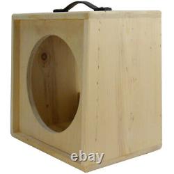 1x12 Raw pine wood extension guitar speaker empty cabinet unfinish, G1X12SLRW