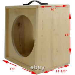 1x12 Raw pine wood extension guitar speaker empty cabinet unfinish, G1X12SLRW