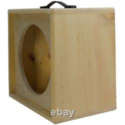 1x12 Raw pine wood extension guitar speaker empty cabinet unfinish, G1X12STRW
