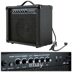 20W 1x8 Guitar Amp Combo Amplifier & 8 4-ohm Speaker with Clean/Overdrive Mode