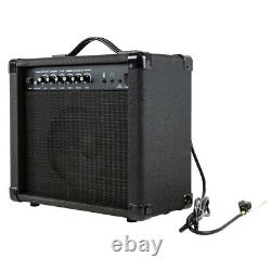 20W 1x8 Guitar Amp Combo Amplifier & 8 4-ohm Speaker with Clean/Overdrive Mode