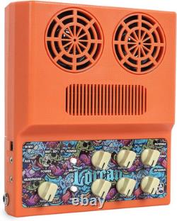 20W Electric Guitar Amp Mini Combo Rechargeable Desktop Practice with Distortion