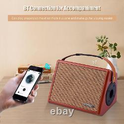 25W Portable Acoustic Guitar Amplifier Wireless BT Speaker With Reverb Effect F8Z9