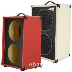 2X10 Vertical Slanted guitar Speaker Empty Cabinet Charcoal Black tolex G2X10VSL